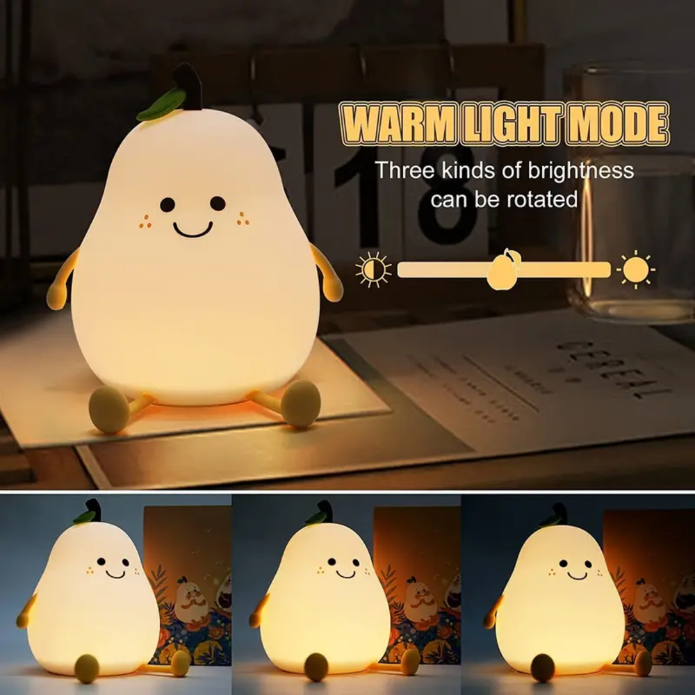 Glowy Night™  Big Face Pear Lamp