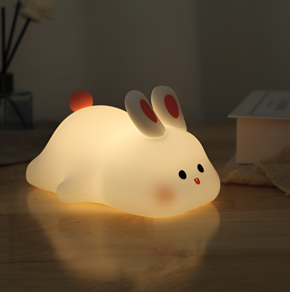 Glowy Night™  Big Face Rabbit Lamp